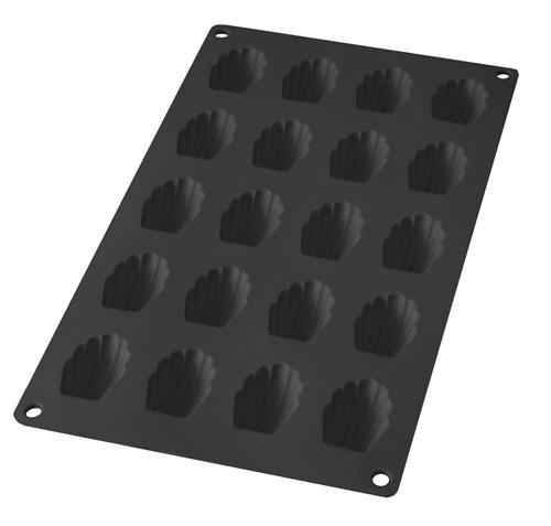 Lékué - Moule Madeleines - 20 cavités - Noir